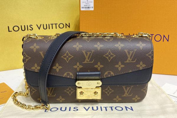 Replica Louis Vuitton M46126 LV Marceau chain handbag in Monogram Canvas