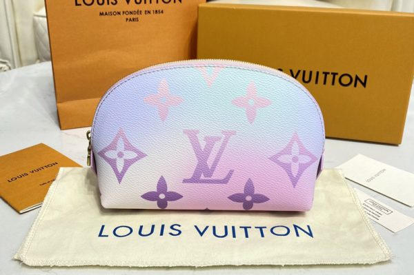 Replica Louis Vuitton M80502 LV Cosmetic Pouch in Monogram Empreinte leather