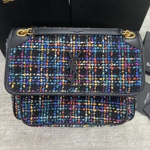 Replica YSL Saint Laurent Niki 498894 YSL Medium Bag In Denim