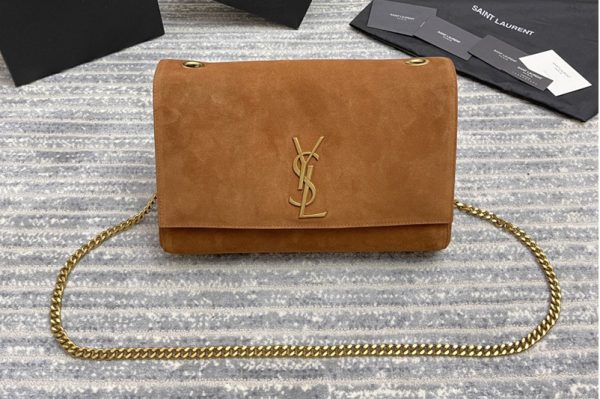 Replica Saint Laurent 553804 YSL KATE MEDIUM REVERSIBLE IN SUEDE AND SMOOTH LEATHER