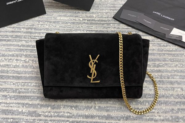 Replica Saint Laurent 553804 YSL KATE MEDIUM REVERSIBLE IN SUEDE AND SMOOTH LEATHER