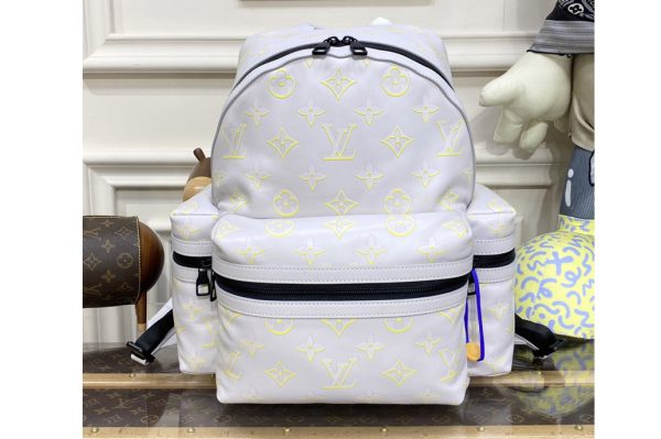 Replica Louis Vuitton M21826 LV Backpack in White Monogram Coated canvas