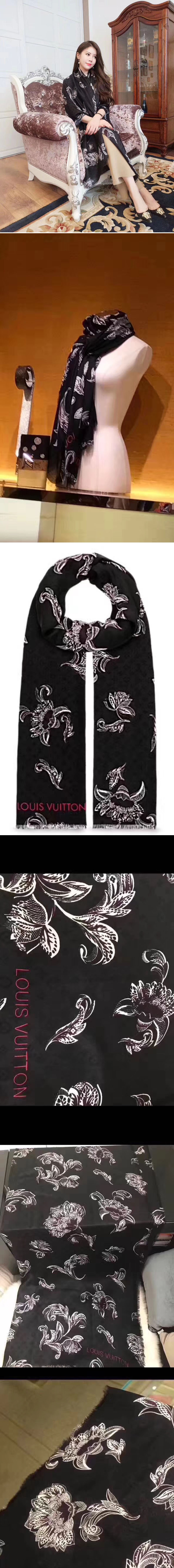 Replica Louis Vuitton MP1863 Macro Indian Flower Stole Scarf And Shawl