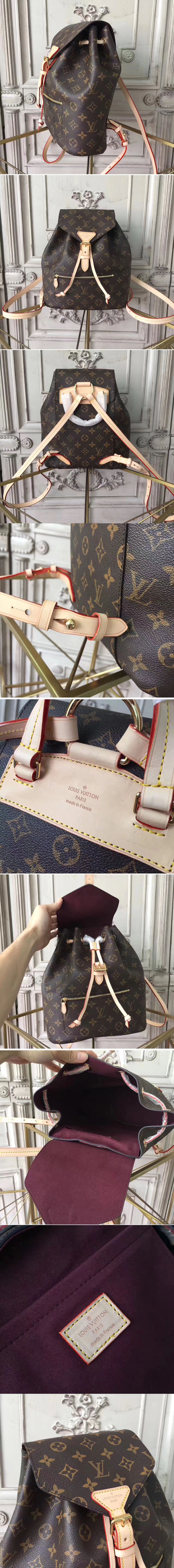 Replica Louis Vuitton M43431 montsouris monogram Canvas Bags