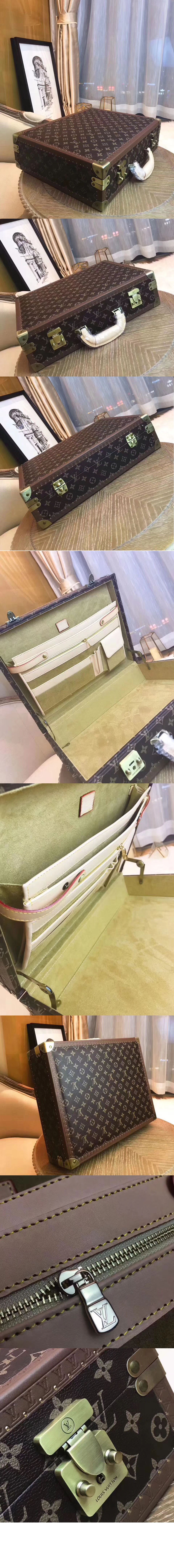 Replica Louis Vuitton M21209 Monogram Canvas Bisten Suitcase 40 