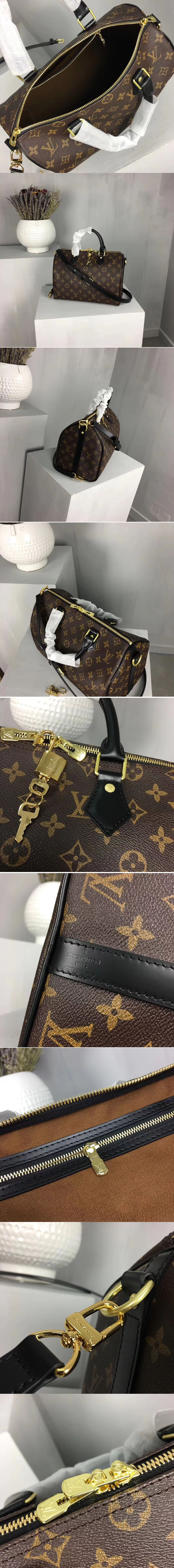 Replica Louis Vuitton Monogram Canvas Speedy Bandouliere 30 M41112 Bags