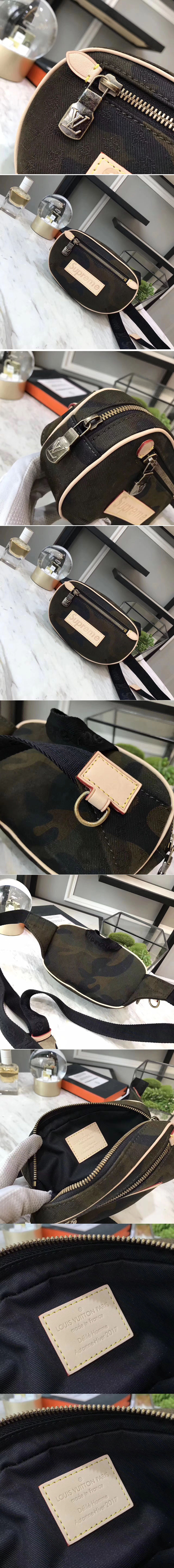 Replica Louis Vuitton M44202 x Supreme Camo Bumbags 