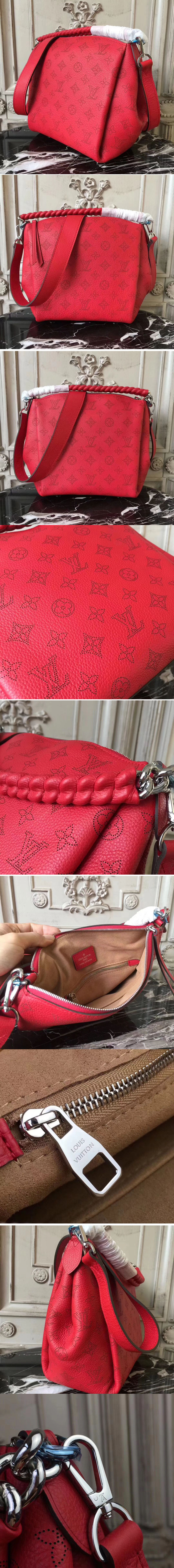 Replica Louis Vuitton M51224 Babylone Chain BB Epi Leather Bags Red