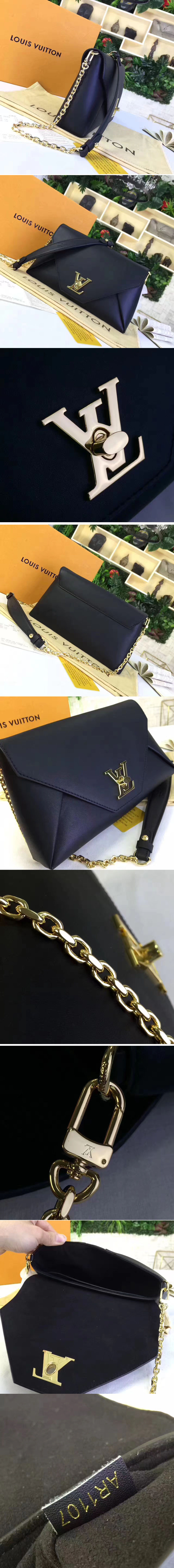 Replica Louis Vuitton M54501 Love Note Novelope Bag Black