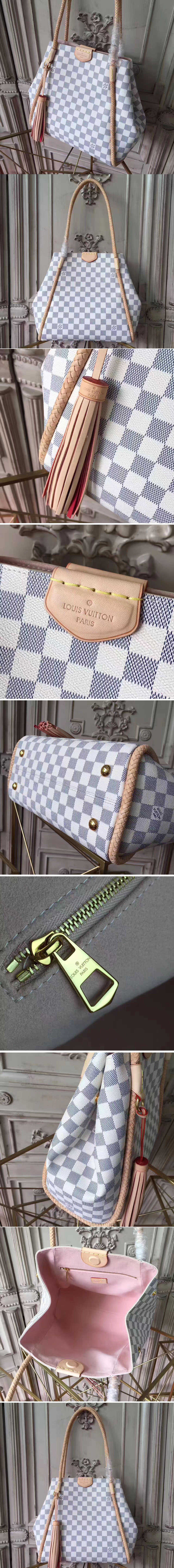 Replica Louis Vuitton N44027 Damier Azur Canvas Propriano Bags