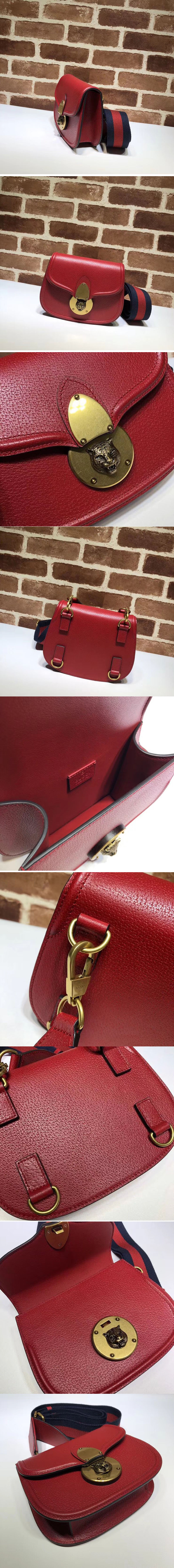 Replica Gucci Saddle bag 495663 Red