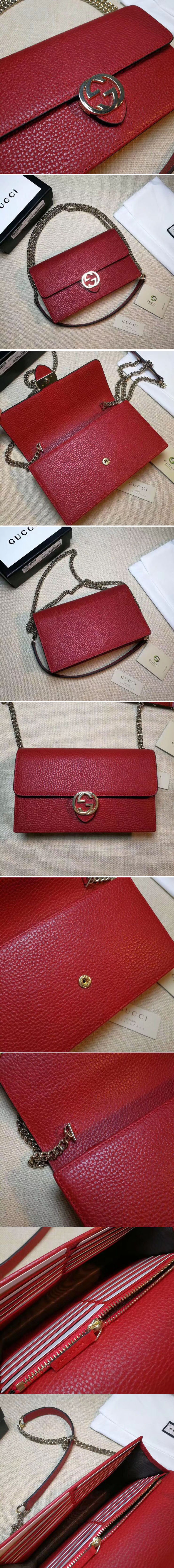 Replica Gucci 510314 GG Marmont cross-body bag Red