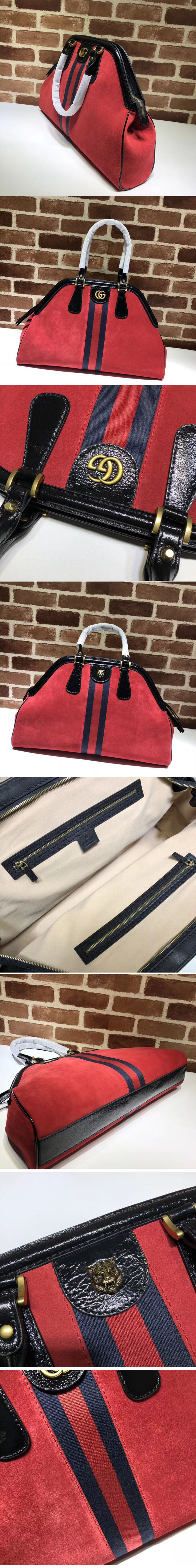 Replica Gucci RE(BELLE) Large Top Handle Bag 515937 Red