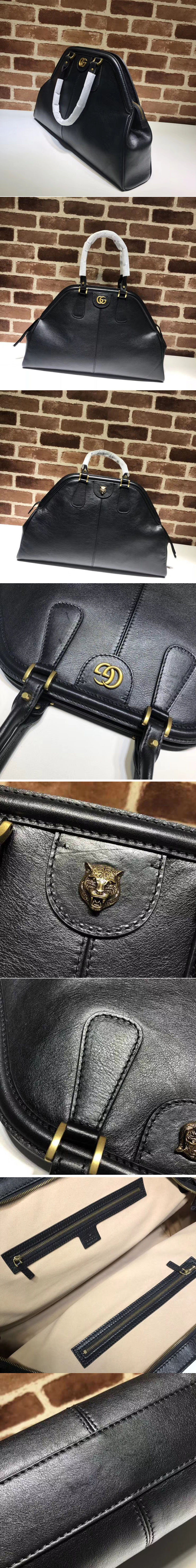 Replica Gucci RE(BELLE) Large Top Handle Bag 515937 Black