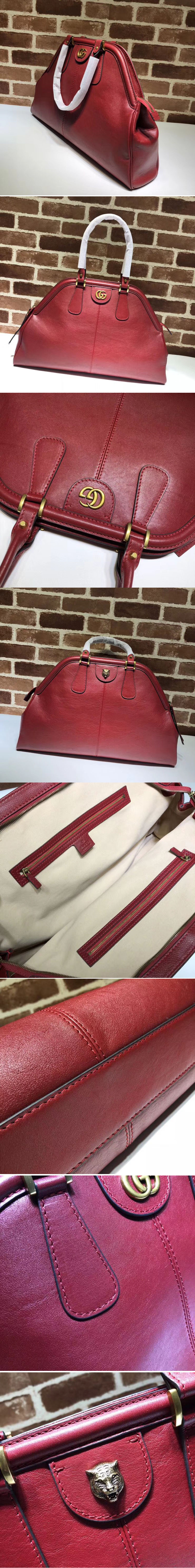 Replica Gucci RE(BELLE) Large Top Handle Bag 515937 Red