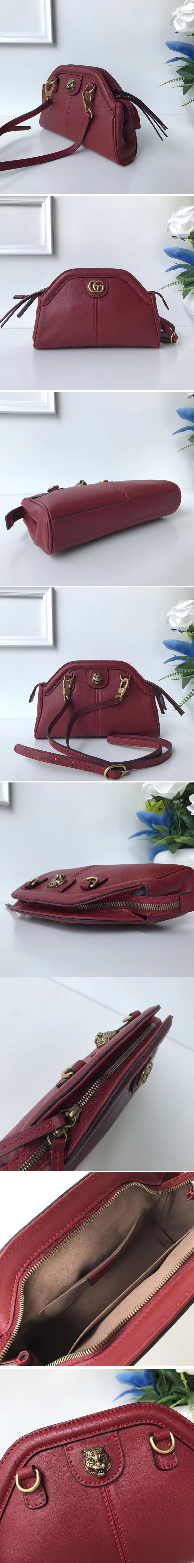 Replica Gucci 524620 RE BELLE small shoulder bags Wine