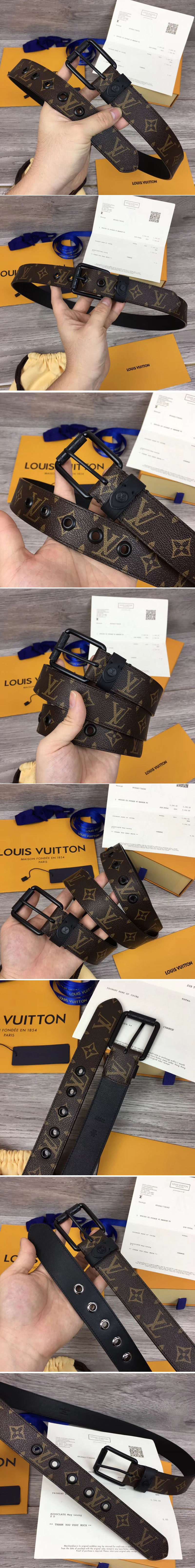 Replica Louis Vuitton M0043T Voyager 35mm belt Monogram Canvas