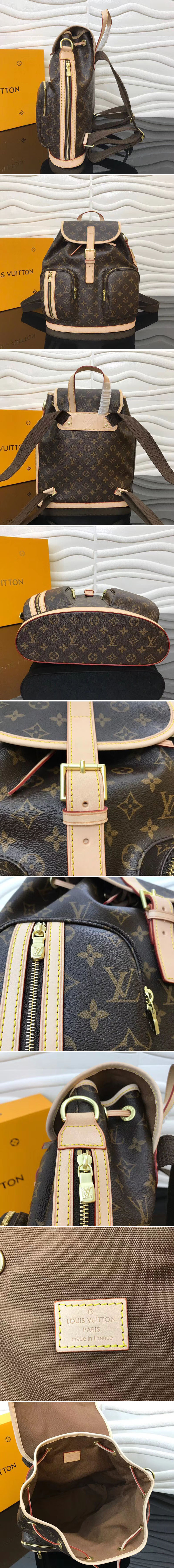 Replica Louis Vuitton M40107 LV Monogram Canvas Bosphore Backpack