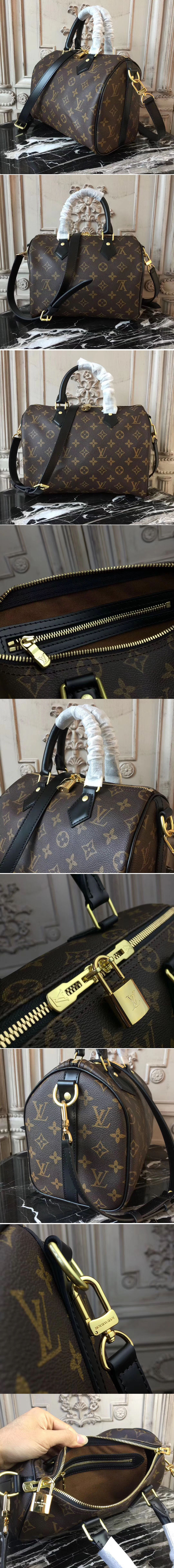 Replica Louis Vuitton M41113 Speedy Bandouliere 25 Monogram Canvas Bags