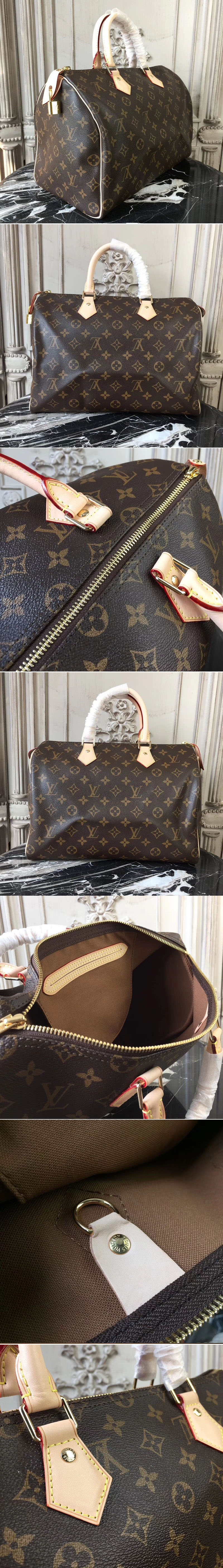 Replica Louis Vuitton M41107 Speedy 35 Monogram Canvas Bags