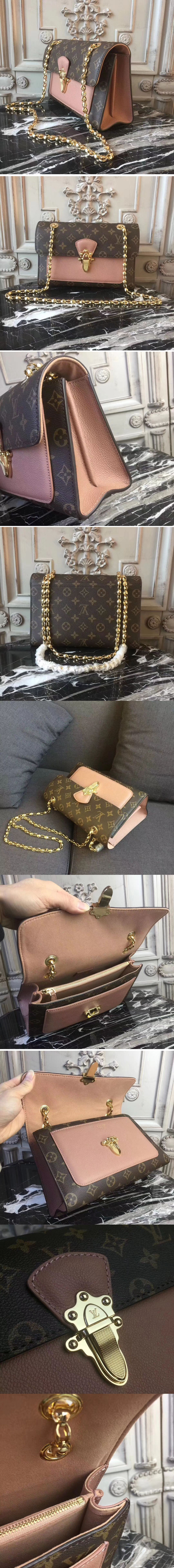 Replica Louis Vuitton M41731 Victoire Nude Bags Monogram Canvas