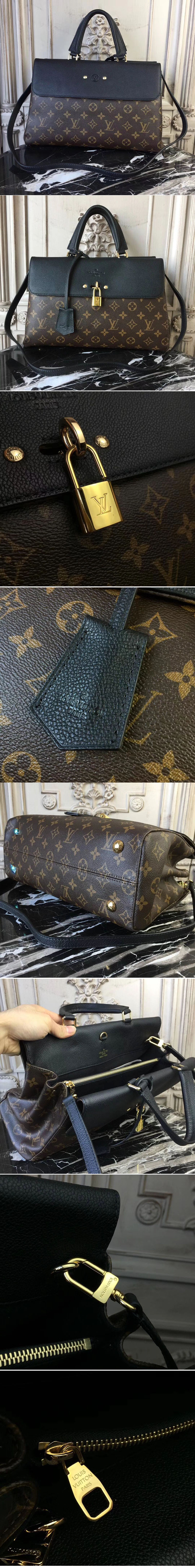 Replica Louis Vuitton M41737 Venus Monogram Canvas Bags Black