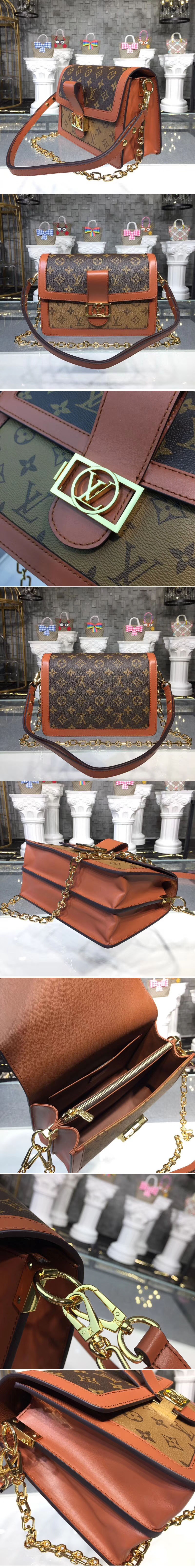 Replica Louis Vuitton Pochette Metis M43599 Monogram Canvas Brown 