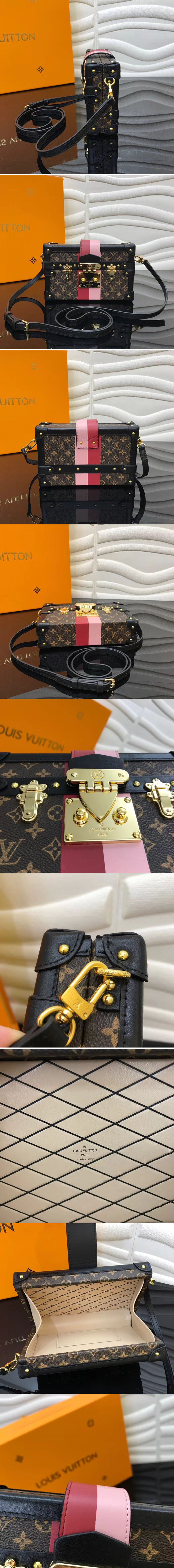 Replica Louis Vuitton M43872 LV Monogram Canvas Petite Malle Bags