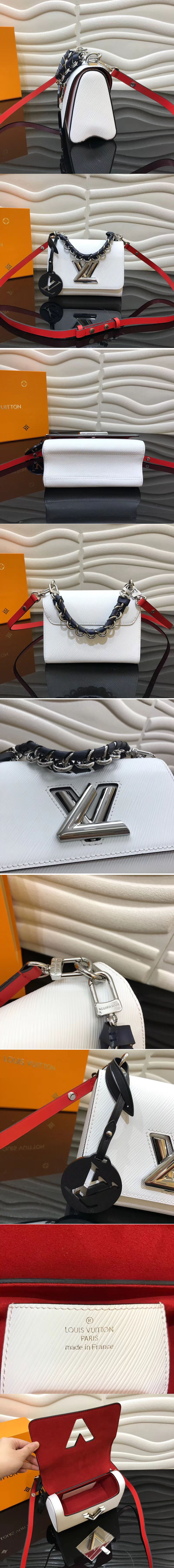 Replica Louis Vuitton M52506 LV Twist PM Epi Leather Bags White