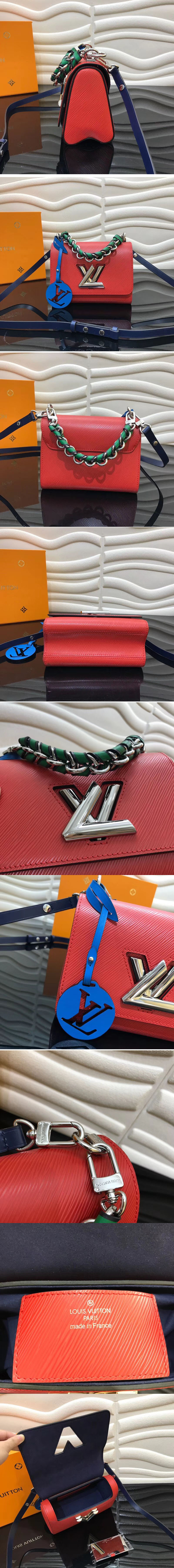 Replica Louis Vuitton M52506 LV Twist PM Epi Leather Bags Red