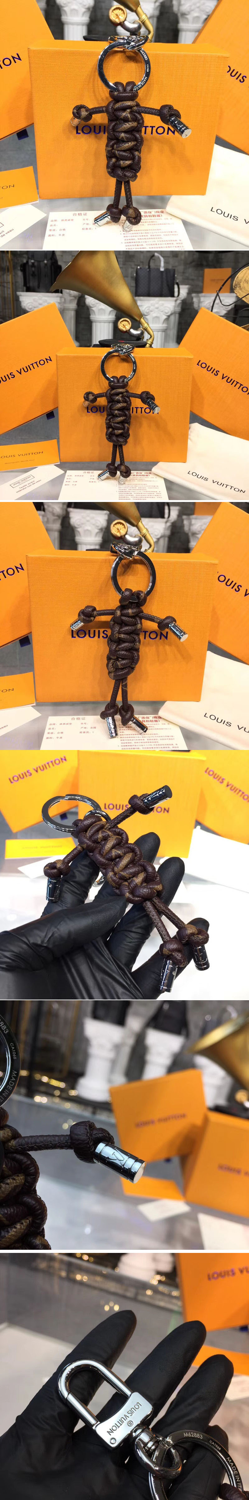 Replica Louis Vuitton M62883 LV MR Louis Bag Charm And Key Holder Monogram Canvas