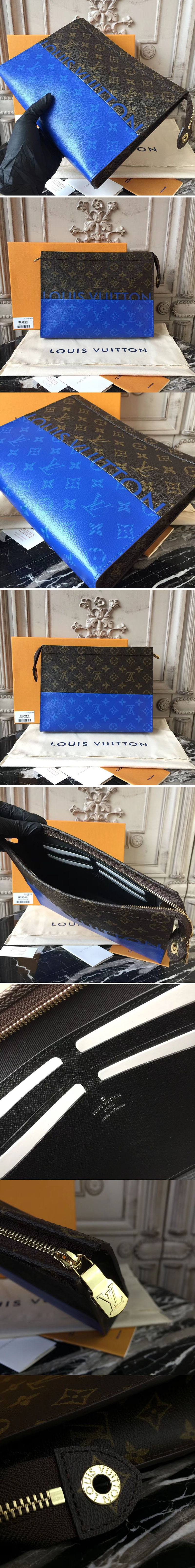 Replica Louis Vuitton M63066 Pochette Voyage MM Monogram Canvas Bags