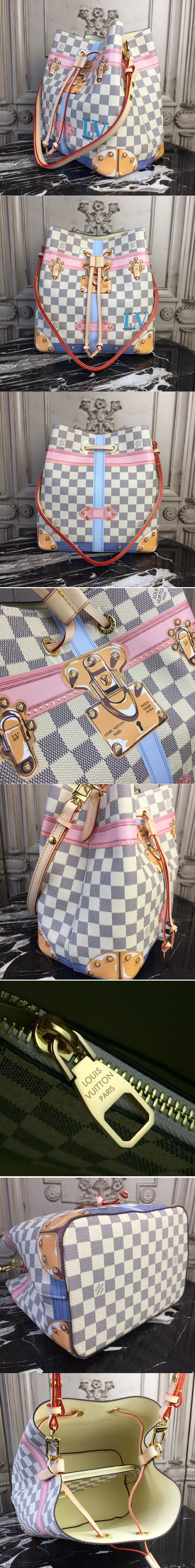 Replica Louis Vuitton N41066 Neonoe Damier Azur Canvas Bags