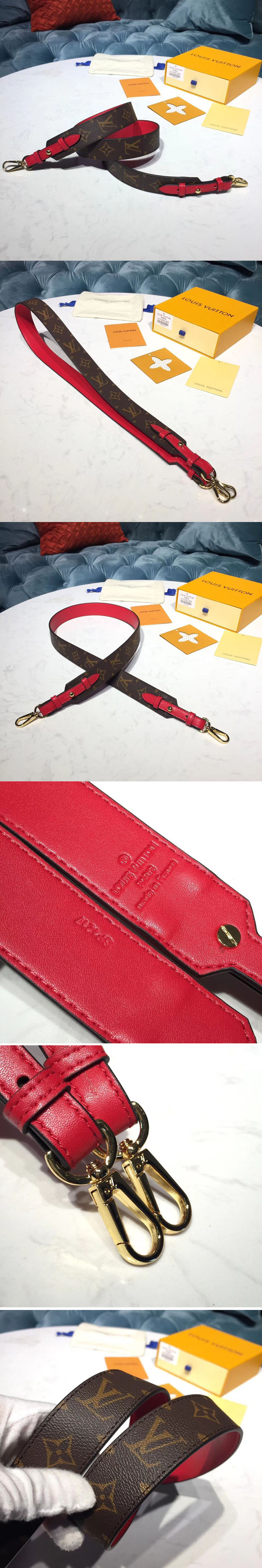 Replica Louis Vuitton J02352 LV Bandouliere XL Monogram Canvas Red