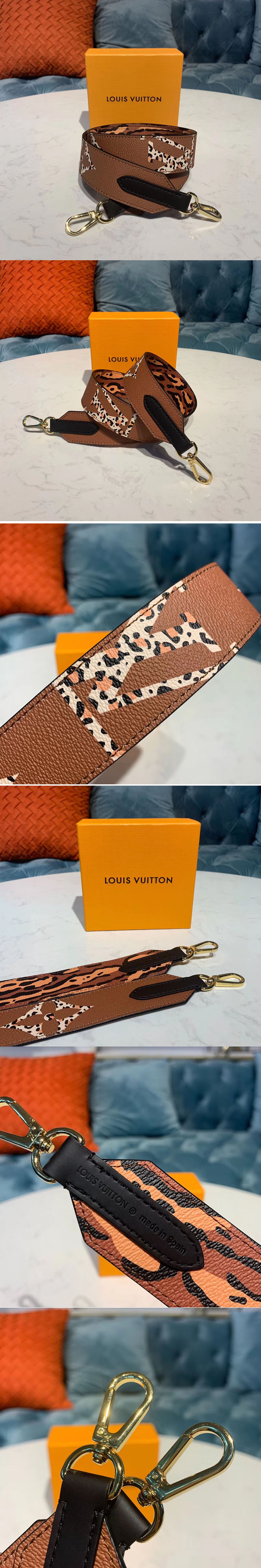 Replica Louis Vuitton J02455 LV Bandouliere Strap Brown Monogram canvas