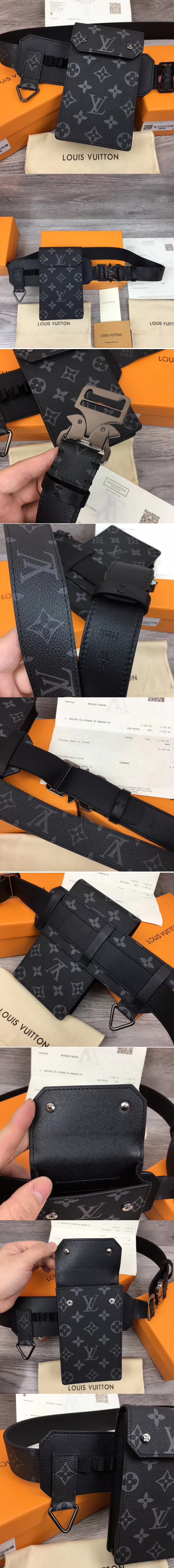 Louis Vuitton M0235V LV Utility 35mm belts Monogram Eclipse canvas –  iPerfectbags