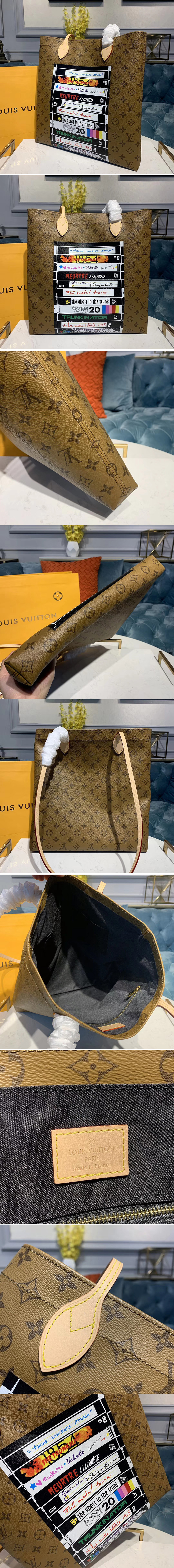 Replica Louis Vuitton M44778 Tote Bags Monogram Reverse canvas