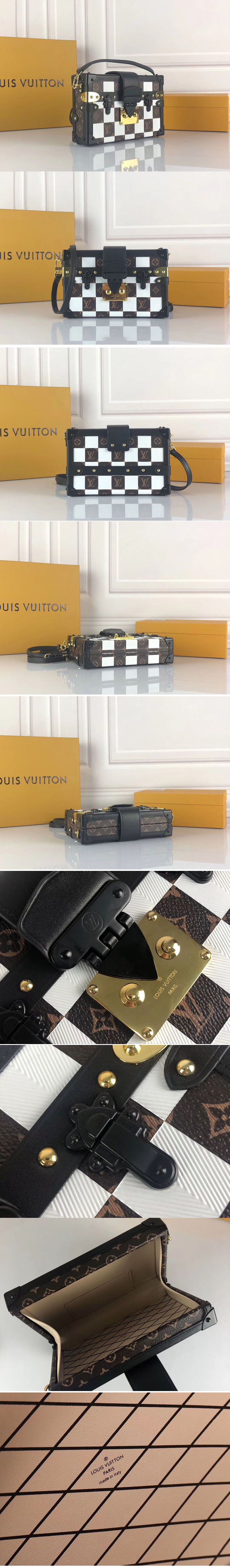 Replica Louis Vuitton M53201 LV Petite Malle Monogram Canvas Creme