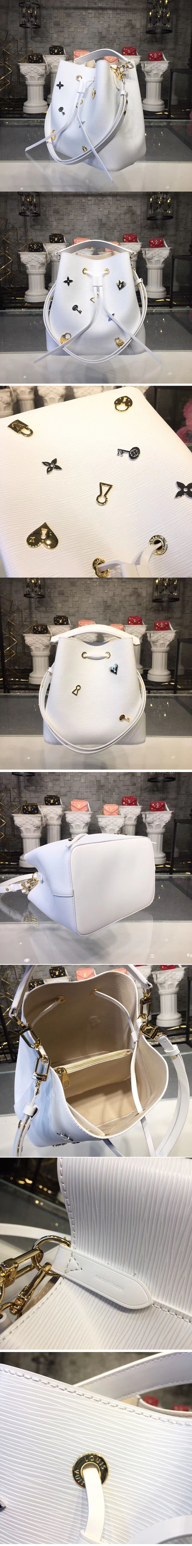 Replica Louis Vuitton M53238 Neonoe Bags Epi Leather White