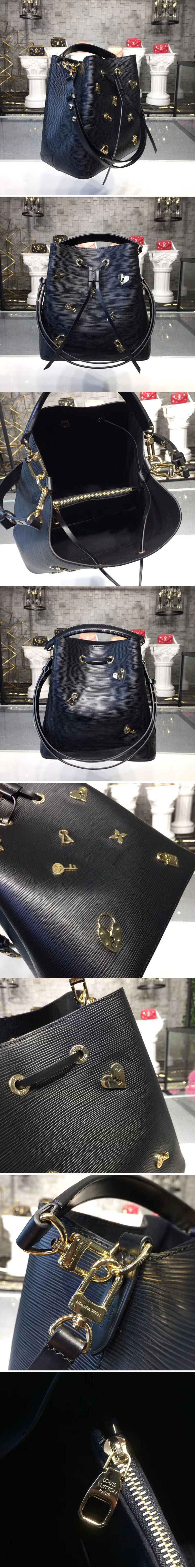 Replica Louis Vuitton M53237 Neonoe Bags Epi Leather Black