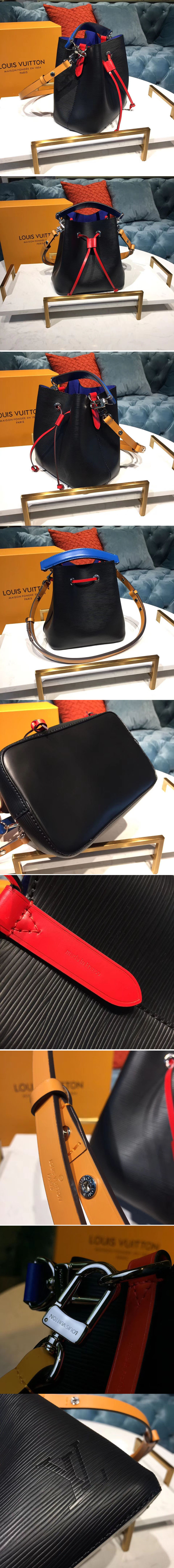 Replica Louis Vuitton M52853 LV Neonoe BB Epi Leather Black