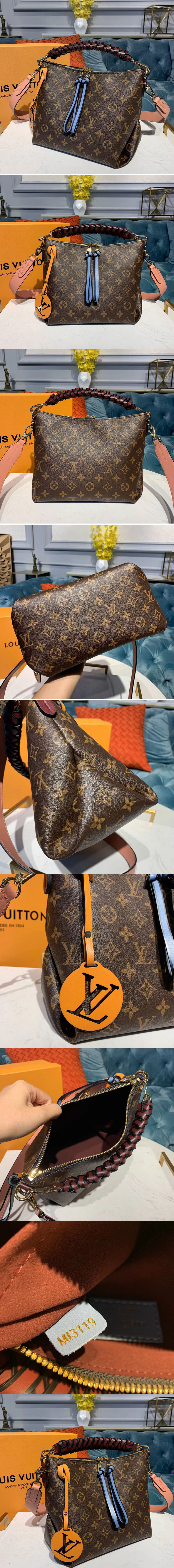 Replica Louis Vuitton M55090 LV Beaubourg Hobo Mini Bags Monogram Canvas