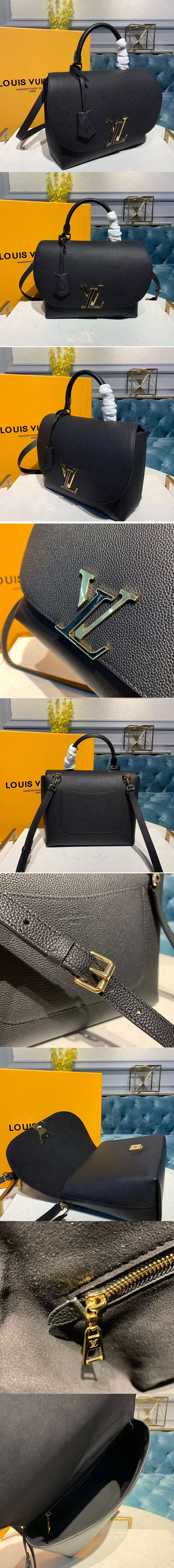 Replica Louis Vuitton M53771 LV Volta Bags Colvert Black Calf leather