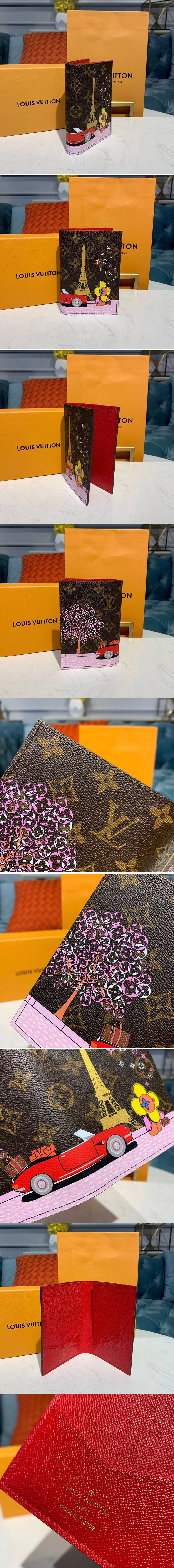 Replica Louis Vuitton M62089 LV Monogram Canvas Passport Cover