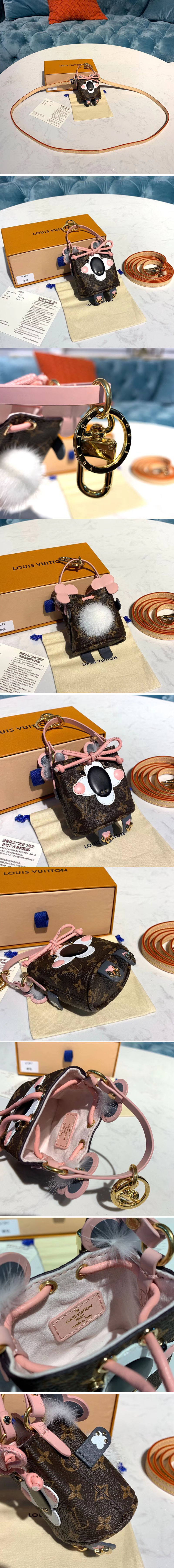 Replica Louis Vuitton M67397 LV Wild Puppet Neonoe Koala Bag Charm and Key Holder