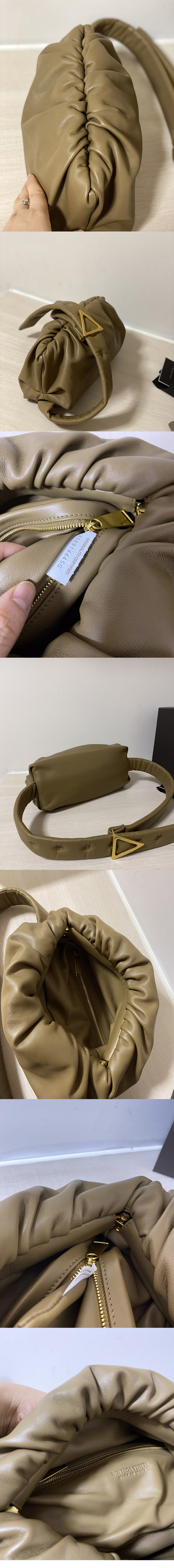 Replica Bottega Veneta 620954 BV The Body Pouch Belt bag in Green Lambskin Leather