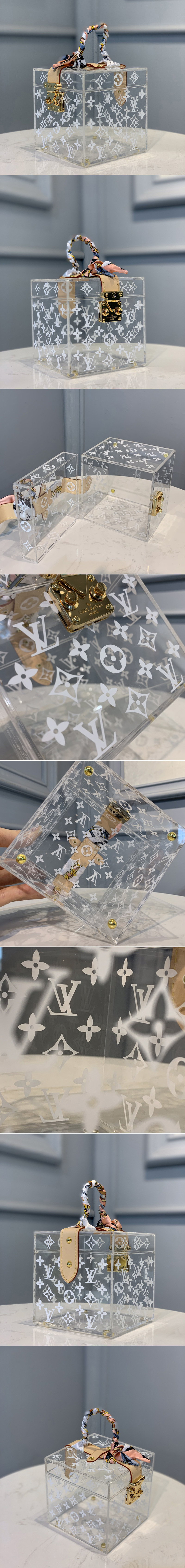 Replica Louis Vuitton GI0481 LV Cube Scott box in Allover Monogram pattern