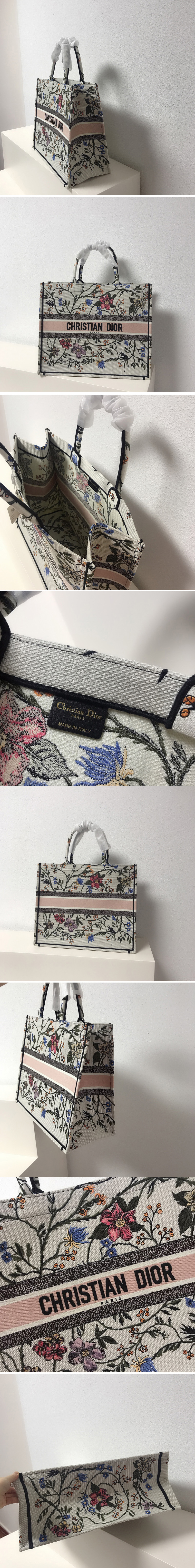 Replica Dior M1286 Dior Book Tote Bag in Embroidery