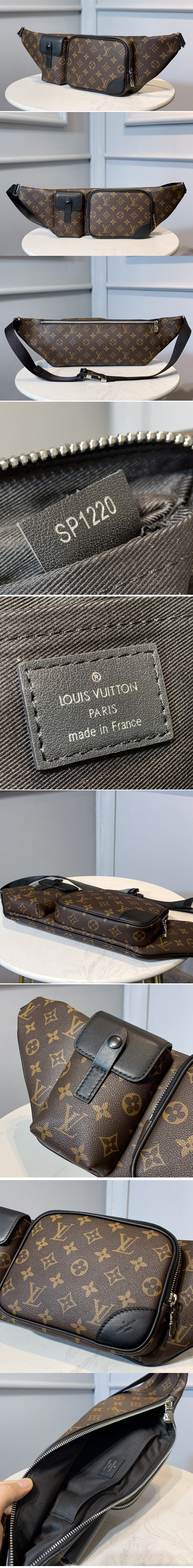 Replica Louis Vuitton M45337 LV Bumbag in Monogram Canvas