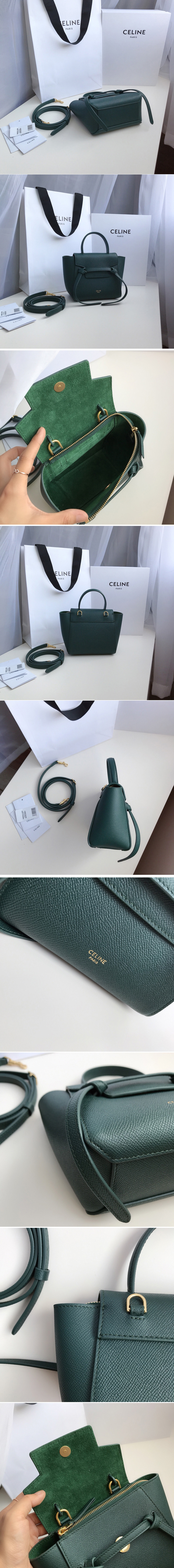 Replica Celine 194263 PICO BELT BAG IN AMAZONE GRAINED CALFSKIN